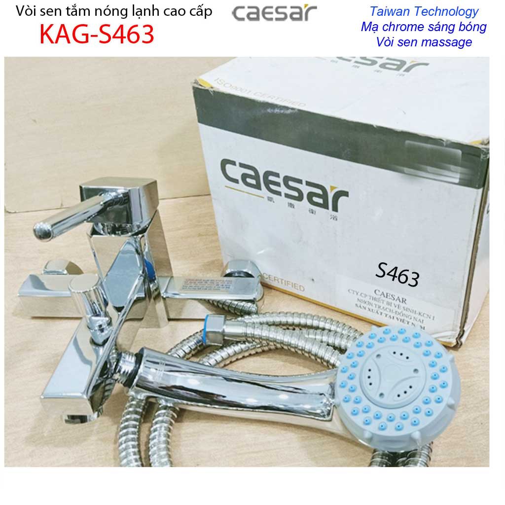 Vòi sen nóng lạnh Caesar KAG-S463C, chiết khấu giá tốt chất lượng tốt Vòi hoa sen Caesar chất lượng tốt sử dụng tốt