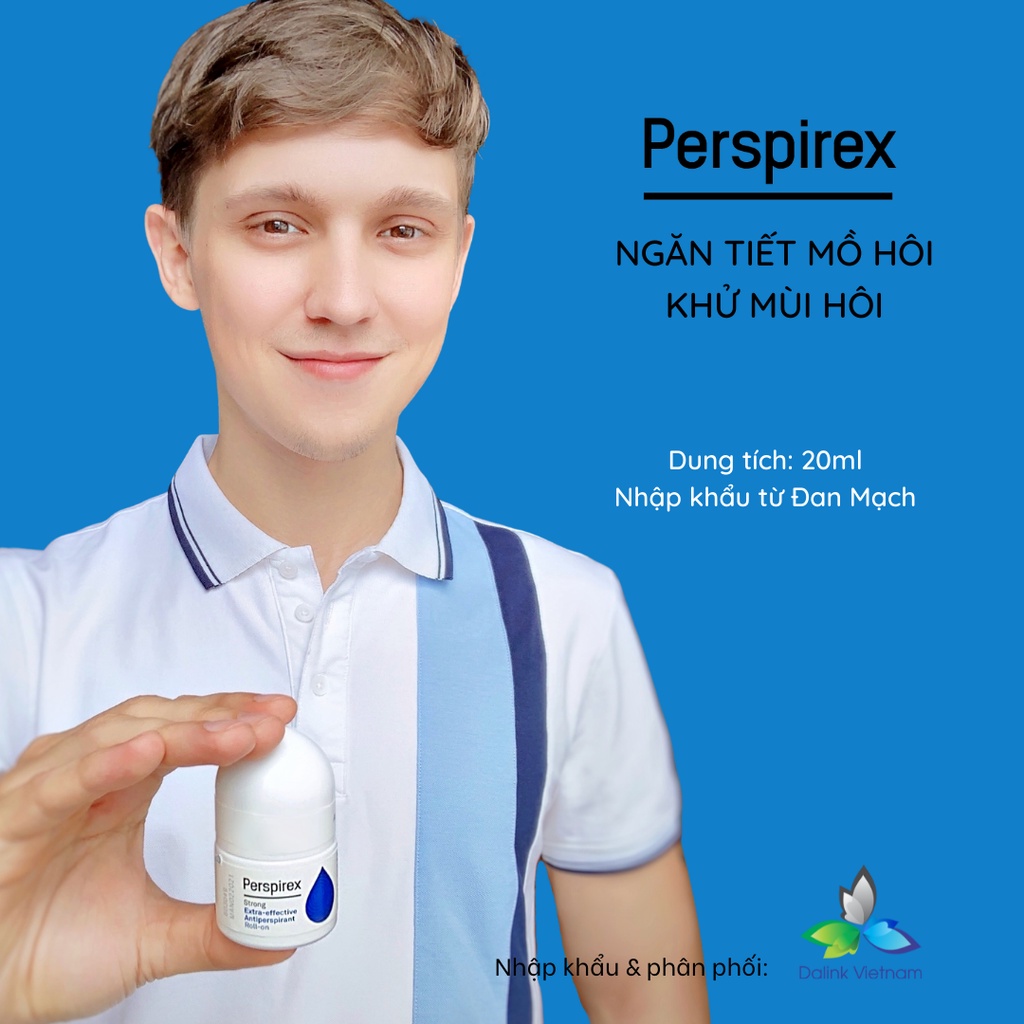 Lăn nách Perspirex Strong: lăn khử mùi hôi nách và ngăn tiết mồ hôi loại mạnh