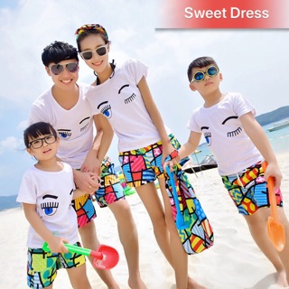 Quần Áo Đi Biển Gia Đình - Sắc Màu