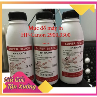 Hộp mực đổ máy in HP / Canon 2900,3300.., 140g /siêu mịn, in cực rõ nét.