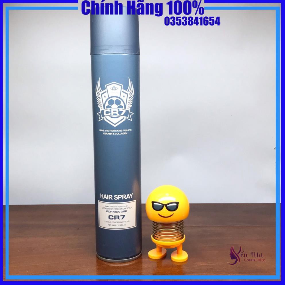 ✅[GÔM CR7 - CHÍNH HÃNG] Gôm xịt tóc - keo vuốt giữ nếp tóc cao cấp CR7 320ml