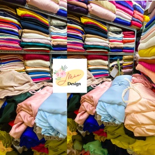 Vải satin phi bóng / Nhiều màu