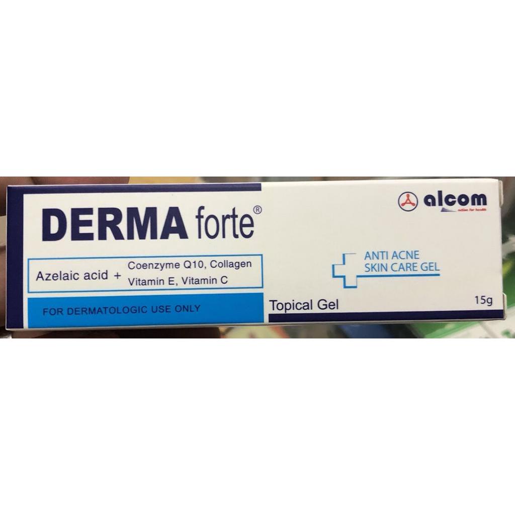 Derma forte - 15gram - gel mụn trứng cá, ngừa thâm, mờ sẹo, dưỡng da