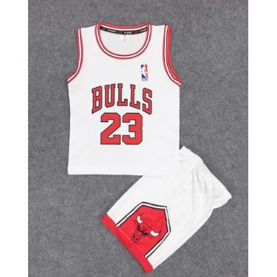 ÁO BÓNG RỔ NBA BULL WHITE