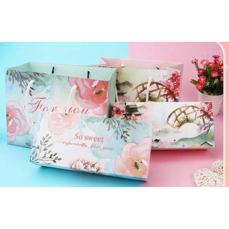 Set hộp và túi đựng bánh dứa,trung thu