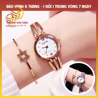 Đồng Hồ Nữ LSVTR Dây Đính Đá Sang Chảnh - TH30