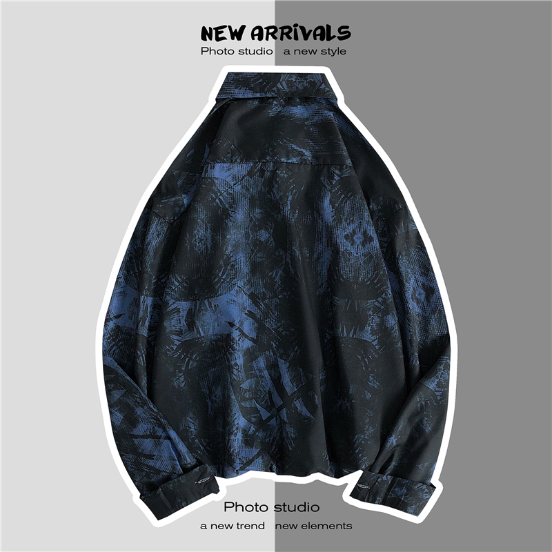 Men's Long Sleeve Elegant Korean Fashion Shirt 2021