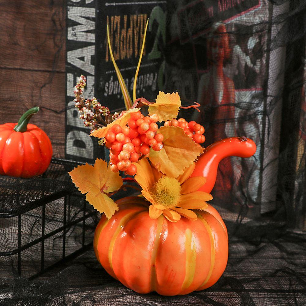 LONTIME Bí Ngô Giả 15CM Trang Trí Halloween