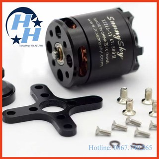 Động cơ 3 pha sunny sky chính hãng 2212/1400kv/2450kv maybayrc