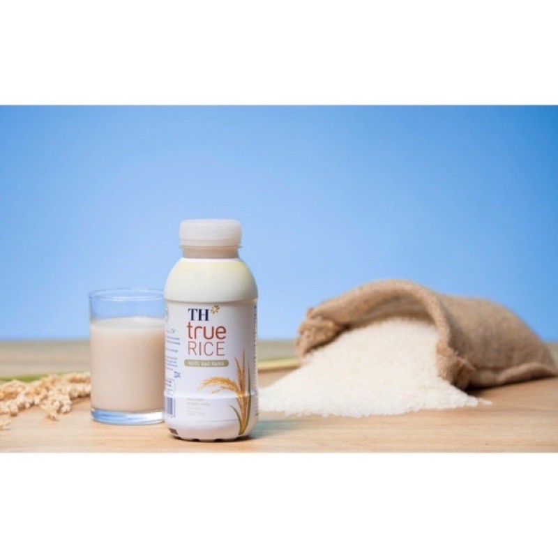 Nước gạo rang va gao lut Th true rice thùng 24 chai 300ml