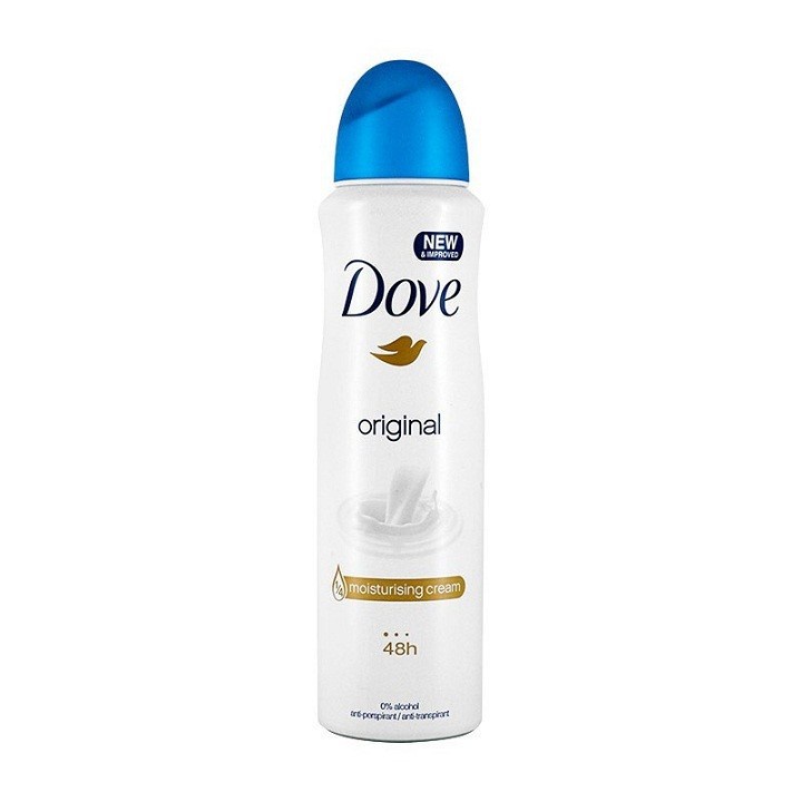 Xịt khử mùi dove, xịt khử mùi cơ thể 48h 150ml