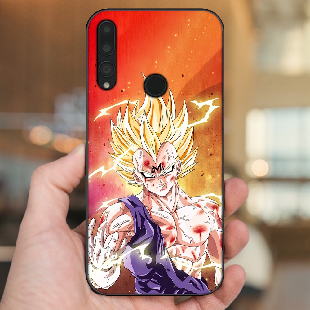 Ốp lưng Huawei Y9 Prime 2019 viền đen in hình Vegeta Dragon Ball