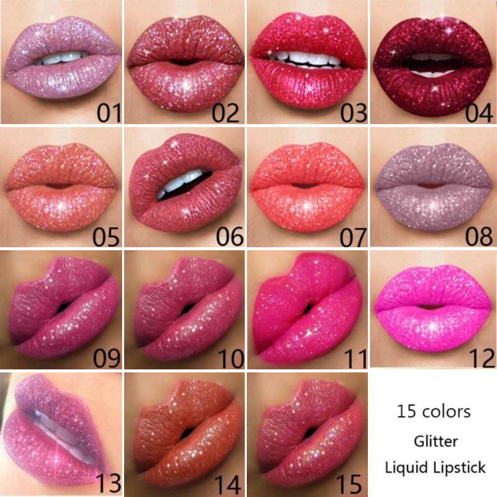 [Hàng mới về] Son bóng kim tuyến Evpct lì nhũ lấp lánh không dính lâu trôi