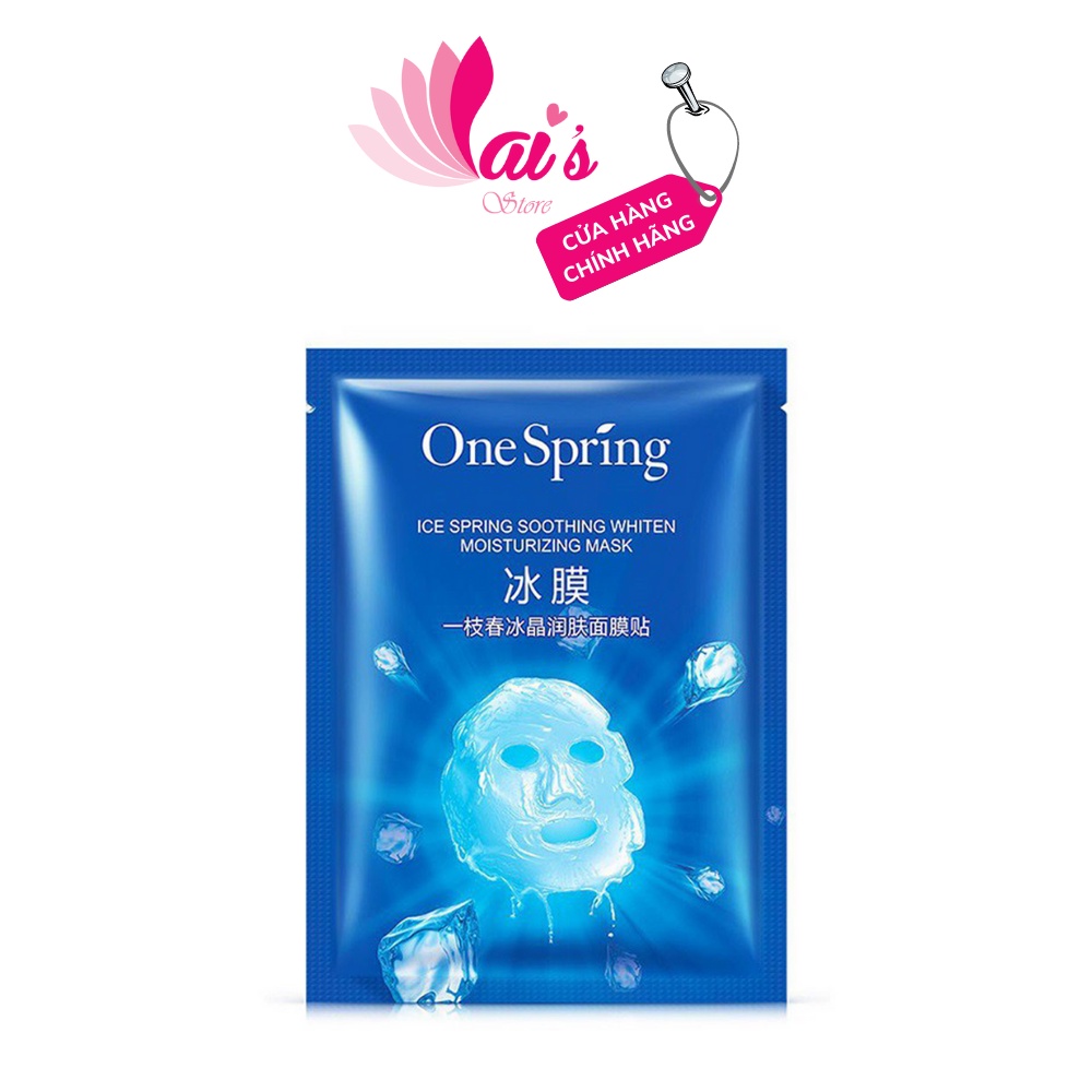 Mặt Nạ Đá Băng One Spring Ice Mask Dưỡng Ẩm, Sáng Da, Kiểm Soát Dầu, Tàn Nhang, Làm Trắng Và Thu Nhỏ Lỗ Chân Lông