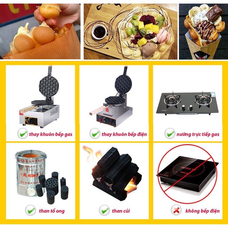 Khuôn làm bánh trứng gà non ( THAY CHO MÁY ĐIỆN )