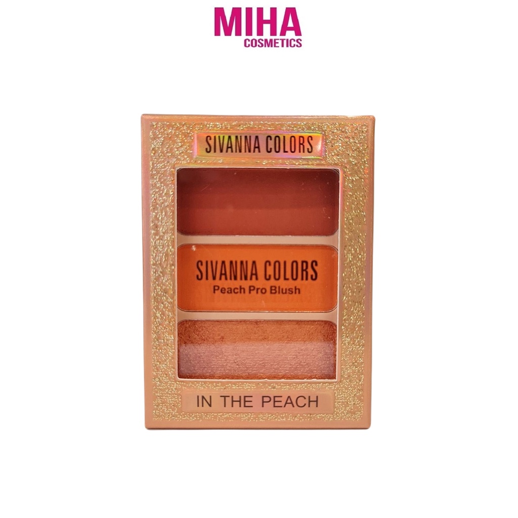 Phấn Má Hồng Sivanna Colors Peach Pro Blush 6g Thái Lan