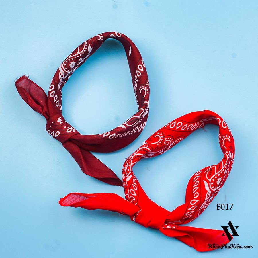 Khăn Bandana Hiphop Turban Nam Nữ Đủ Màu Trắng, Đen, Xám, Xanh, Đỏ, Tím, Hồng, Vàng Cam