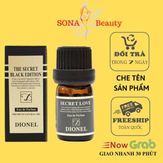 Nước hoa vùng kín DIONEL 5ml Hương Thơm Ngọt Ngào Quyến Rũ SONA