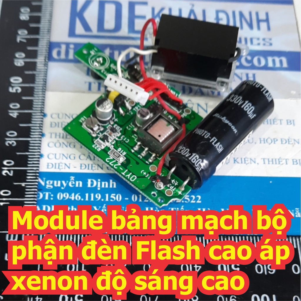 Module bảng mạch bộ phận đèn Flash cao áp xenon độ sáng cao kde7328
