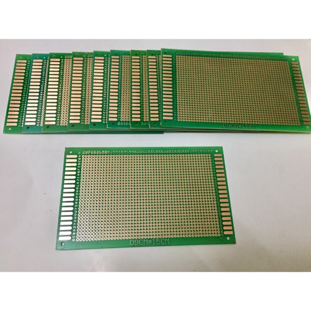 Phíp Đồng Đục Lỗ 2 Mặt PCB Xanh Tốt