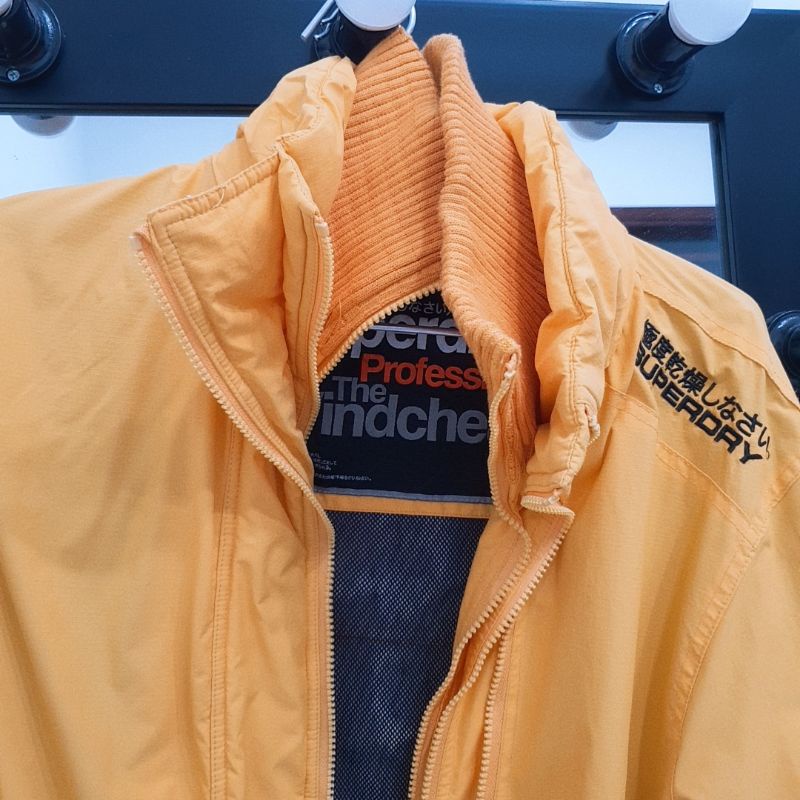 Áo khoác dù 2 lớp lót nhung siêu dày hàng thùng mới 99% màu vàng siêu ấm