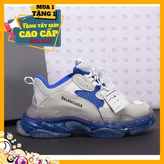 Giày Balen Trips Đế Air Chuẩn R Xanh Biển Full Phụ Kiện