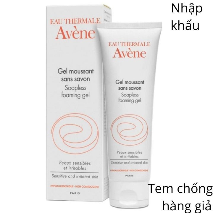 avene soapless foaming gel