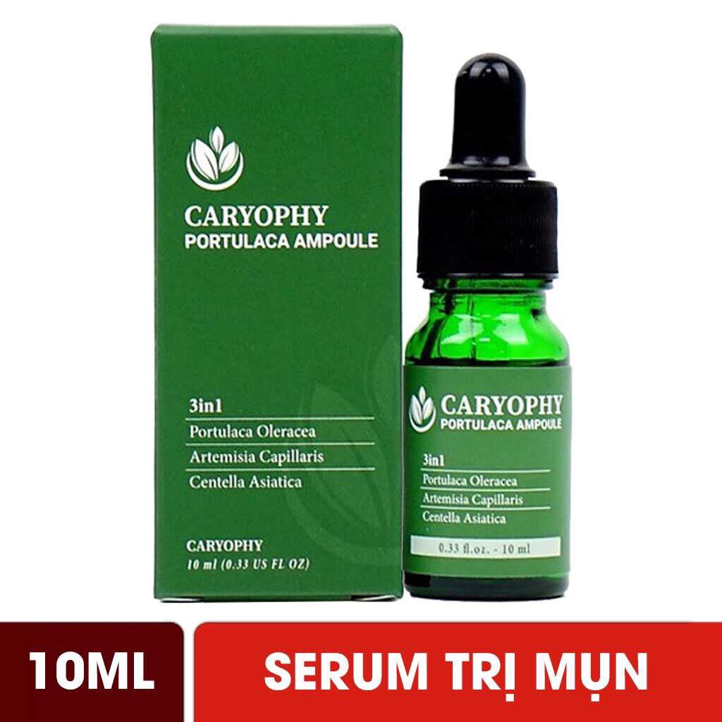 Serum Hỗ Trợ Giảm Mụn Mờ Thâm Caryophy Portulaca Ampoule 10ml