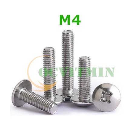 SPB4D# - Ốc Vít Bake Đầu Dù M4 Inox 304 Hơi Hút Nam Châm