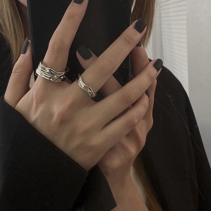 Nhẫn Đeo Tay Kiểu hip hop Đường Phố Cá Tính Cho Nam Và Nữ