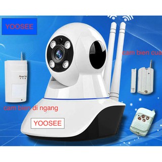 camera wifi yoosee Siêu nét FULL HD có cảm biến mở cửa từ remote tắt mở báo động