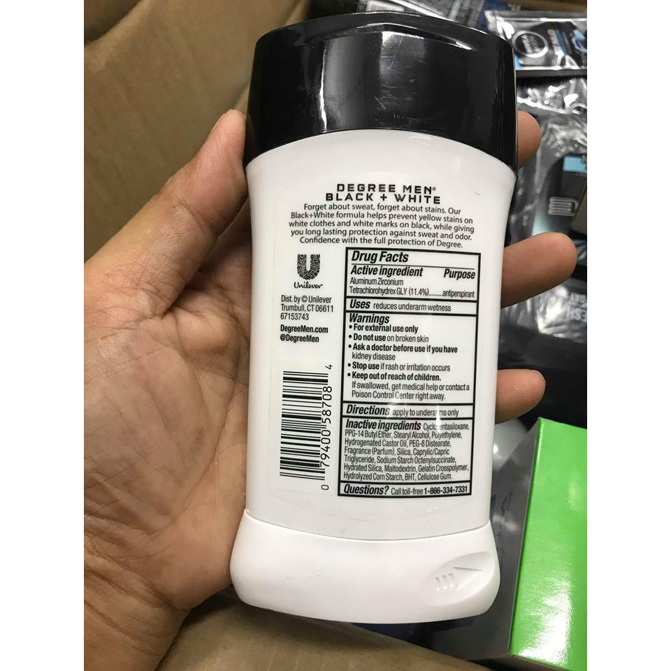 Sáp khử mùi nam Degree Men - USA