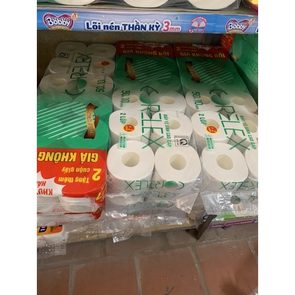 Giấy Vệ Sinh Cao Cấp CORELEX Công Nghệ Nhật Bản