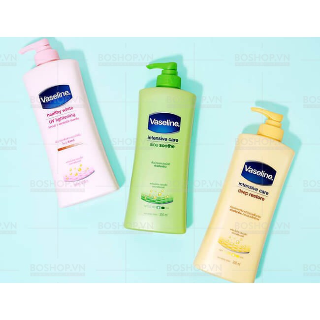 ( Có sẵn màu hồng ) DƯỠNG THỂ VASELINE 725ML (HỒNG- VÀNG-XANH-TRẮNG) 725ML