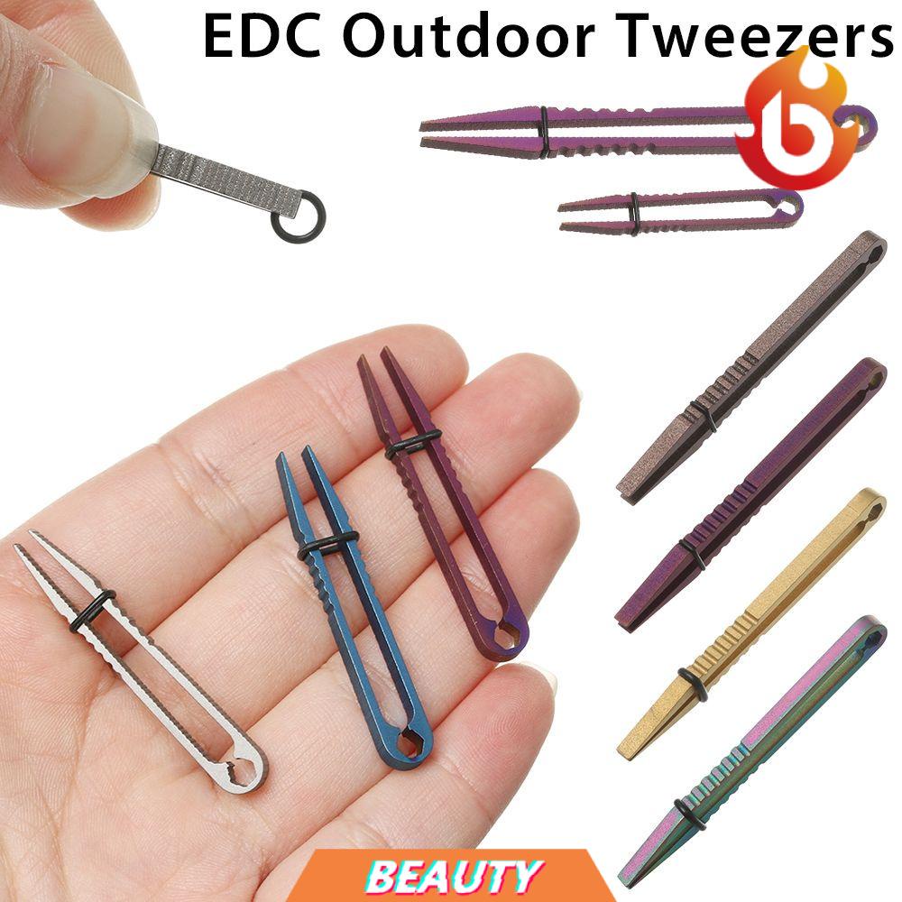 Nhíp gắp bằng titan 2 kích thước edc đa năng tiện lợi chất lượng cao