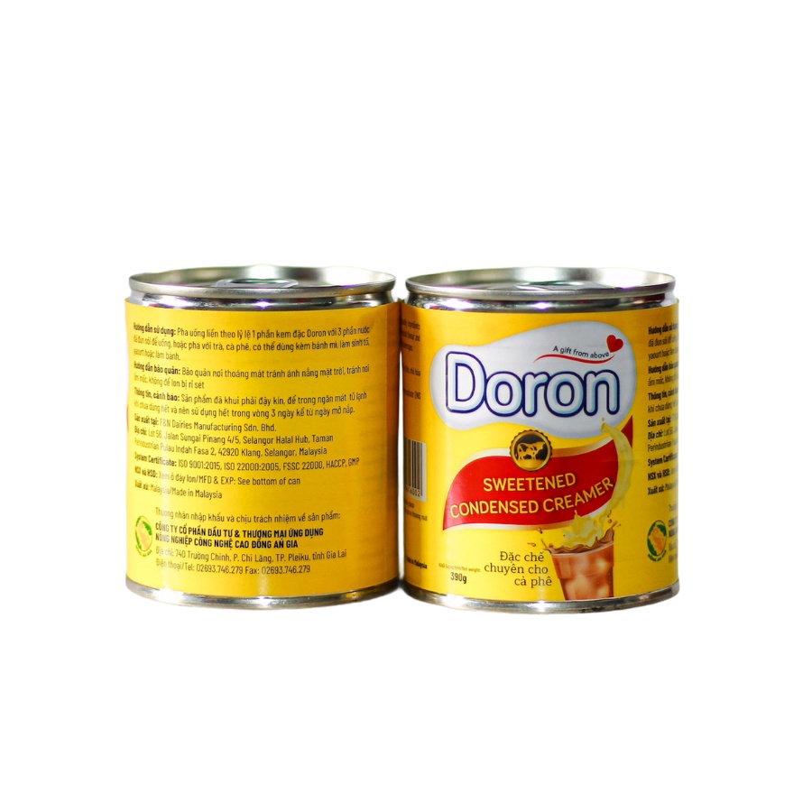 Sữa đặc Doron 390gr - Sữa đặc có đường, pha chế, làm bánh | BigBuy360 - bigbuy360.vn