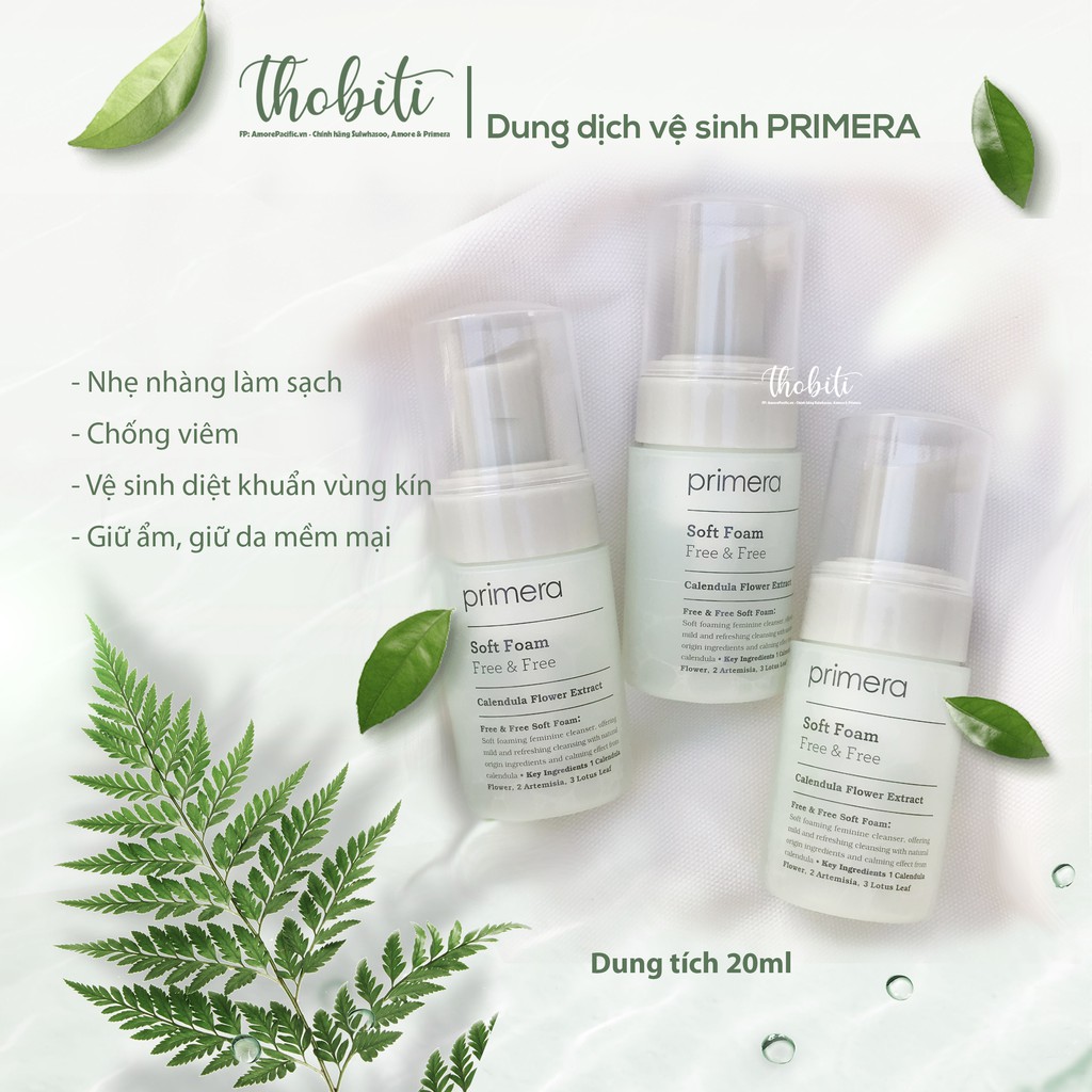 Dung dịch vệ sinh phụ nữ Primera Free & Free