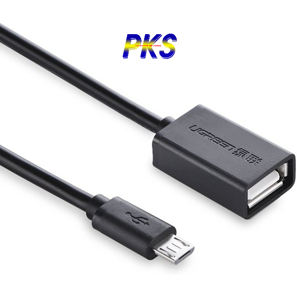 Dây Micro USB 2.0 OTG dạng tròn dài 12cm UGREEN 10396