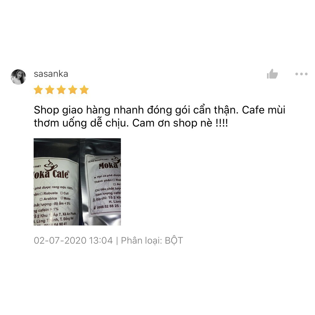 Cà phê Robusta Di Linh - Moka Cafe 150g | BigBuy360 - bigbuy360.vn