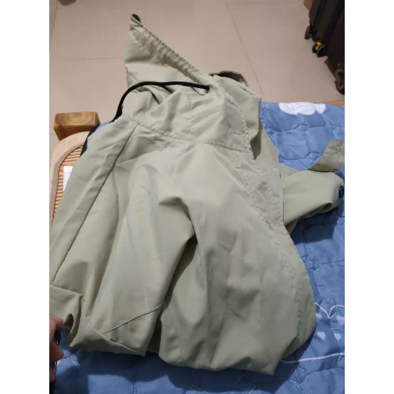 Áo khoác dáng mangto chất kaki