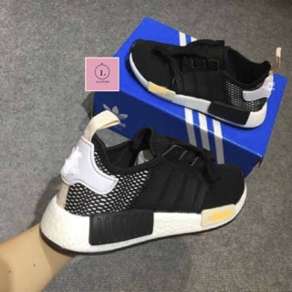 Giày Thể Thao NMD R1 Ice Purple Đen Gót Trắng