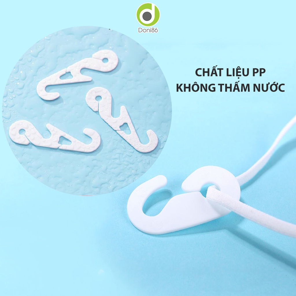 Móc cài đeo khẩu trang chống đau tai kiểu cong dấu ngã tiện lợi khi sử dụng_Doni86_DOPK197