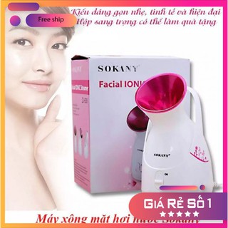 Máy Xông Hơi Mặt cao cấp Sokany - tạo hơi nóng giữ ẩm, làm sạch sâu bên trong [ BH 6T ]