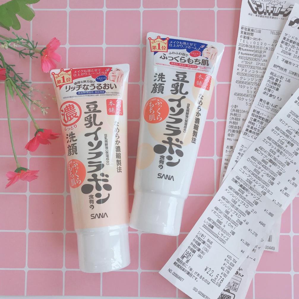 (Giá săn sale siêu tốt, mua tận store Nhật) Sữa rửa mặt đậu nành Sana Nhật Bản
