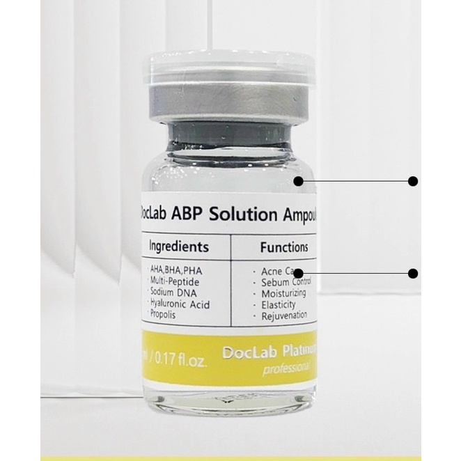Lẻ 1 ống Tế bào gốc DOCLAB ABP Sodium Ampoule là vị cứu tinh giải quyết mọi vấn đề băn khoăn lo lắng về MỤN