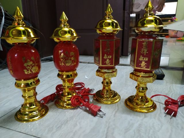 Đèn thờ thân lục giác các cỡ