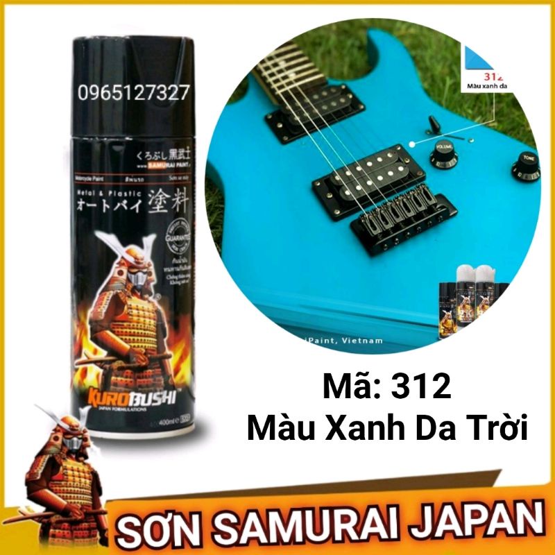 sơn xịt Samurai Japan màu xanh da trời.Mã  21/312