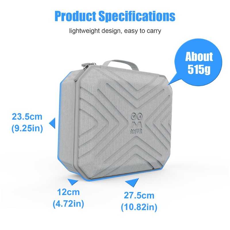 KOK Portable Travel EVA Storage Bag Protective Case Carrying Box Cover Suitcase for -Oculus Quest 2 Virtual Reality System Accessories