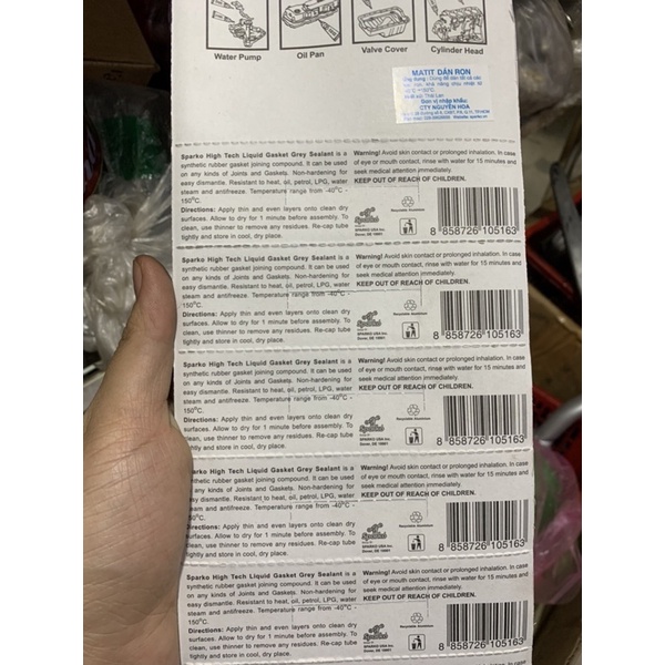 1 Tuýp Keo dán ron / gioăng 101 Thái Lan Giá Siêu Rẻ