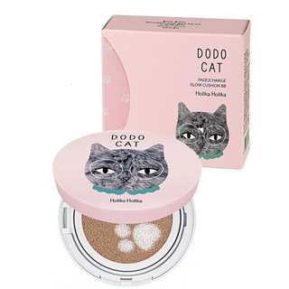 Phấn Nước Holika Holika Face 2 Change DoDo Cat Glow Cushion BB 15g [Thêm lõi]